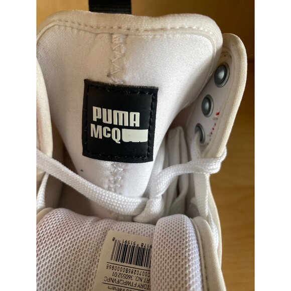PUMA x McQ Alexander McQueen Brace Mid 360552-01 White Red Black Size 6 - Picture 9 of 15